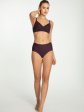 majtki julimex dark plum simple maxi s-2xl