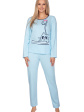 piżama damska 639 - kolor niebieski