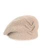 Czapka Beret OF Polo ART 25256 Arcana - kolor beżowy, czapki i kapelusze