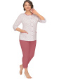 Piżama Martel Kasia II 266 3/4 M-3XL Rozpinana