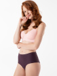majtki julimex dark plum simple maxi s-2xl - kolor dark plum