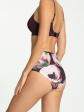 Figi Julimex Velvet Bloom Simple Maxi S-2XL - kolor bakłażanowy, Laserowe / bezszwowe