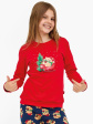 piżama cornette young girl 592/186 teddy christmas 134-164