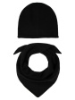 Czapka Komplet ART OF Polo 26308 Milaro - kolor czarny