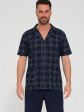 Piżama Męska 318/63 R.3XL-5XL - kolor granatowy, krótki rękaw