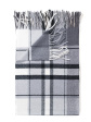 szal art of polo 19506 wełniana - kolor light grey