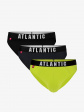 Slipy Atlantic 3MP-094 A'3 S-2XL - kolor czarny-grafitowy-limonka