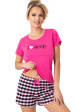piżama sleep short - kolor fuchsia