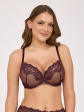 Biustonosz PUSH-UP AVA 2232 Chocolate Brown - kolor chocolate brown, push up