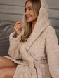 Szlafrok L&L 2553 Valentina S-XL Damski - kolor angora
