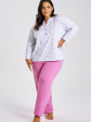 Piżama Taro Yolanda 3462 2XL-4XL Z25/26 Damska, długi rękaw