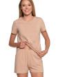 Piżama Moraj PDD2800-005 - kolor beige, piżamy