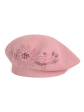 Czapka Beret ART OF Polo 25279 Penny - kolor brudny róż