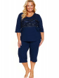 nap piżama plus size z wiskozy