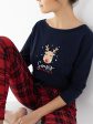 piżama sensis lucy 3/4 christmas s-xl