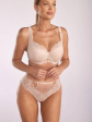 stanik push up luna pu-1103 beżowy