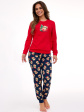 Piżama Cornette 671/422 Teddy Christmas S-2XL Damska