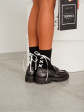 Skarpety Milena 1597.001 Sznurowane 37-41, skarpety bawełniane