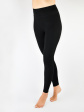 Legginsy Le004 Pążek Wysoki Stan - kolor czarny