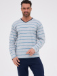 Piżama Męska Various 139/44 R.3XL - kolor szary, długi rękaw