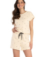 piżama belle reverie juliette s-xl - kolor ecru