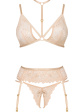 beauty night noemi set bn6723 nocna komplet stanik + majtki + pas do pończoch