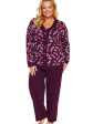 nap stylowa piżama plus size