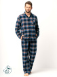 Piżama KEY MNS 431 B25 3XL-4XL Rozpinana Męska