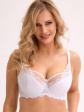 Biustonosz półusztywniany Semi Soft Gaia BS 1228 Isla - kolor biały, półusztywniane