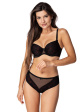 Laila BRA PUSH-UP BLACK-RED, push up