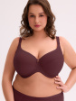 Biustonosz półusztywniany SEMI-SOFT Sonia Maxi BSM 1058 Wino