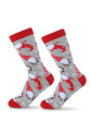 skarpety be snazzy skch-01 merry christmas 42-44 - kolor szary melanż w1
