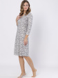 Koszula nocna damska Leveza BEA 1610 7/8 M-2XL
