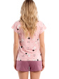 piżama damska snowman short