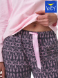 Piżama Damska LNS 794 B23 - kolor różowy, długi rękaw