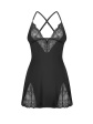 Komplet Babydoll Sparkly - kolor black