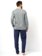 Piżama KEY MNS 612 B25 M-2XL Męska, długi rękaw