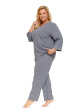 Nap Piżama Plus Size W Delikatne, Złote