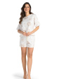 piżama belle reverie laure s-xl - kolor biały-galaktyka