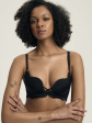 Biustonosz push up Delis 36121 Czarny
