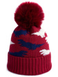 Czapka ART OF Polo23359 Cozy Dino - kolor bordowy