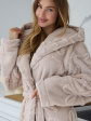 szlafrok l&l 2633 elodie długi s-2xl - kolor angora