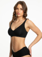 Biustonosz bez fiszbin Jelly  BRA Basic - kolor czarny
