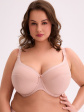 Biustonosz półusztywniany Semi Soft Gaia BMS 1058 Maxi Sonia - kolor różowy, półusztywniane