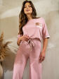piżama belle reverie mk 35 only you s-l - kolor różowy nude