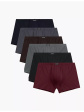 bokserki atlantic 6smh-001/z26 a6 m-4xl - kolor burgund-khaki