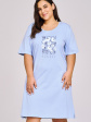 Koszula Viviana 3165 R.4XL-6XL - kolor niebieski, krótki rękaw