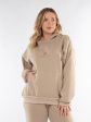 Bluza DK-K-B6-H1 - kolor cappuccino bawełna gruba