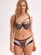 stanik półusztywniany semi-soft ivana bso 1327 czarno-rÓŻowy