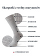 Skarpety Bezuciskowe W Prążek Merino Wool 130: widok 10